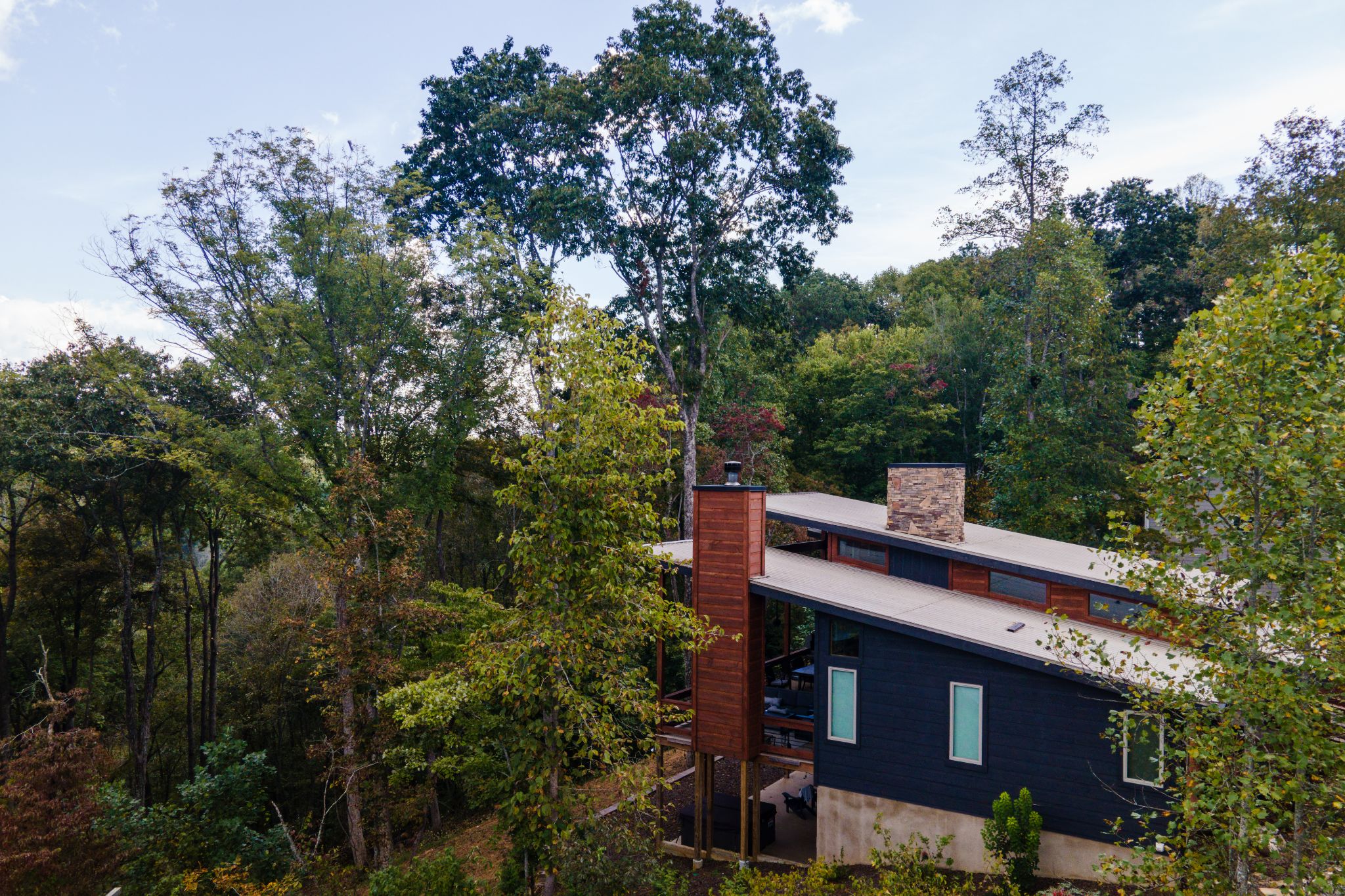 Luxury cabin on Toccoa River